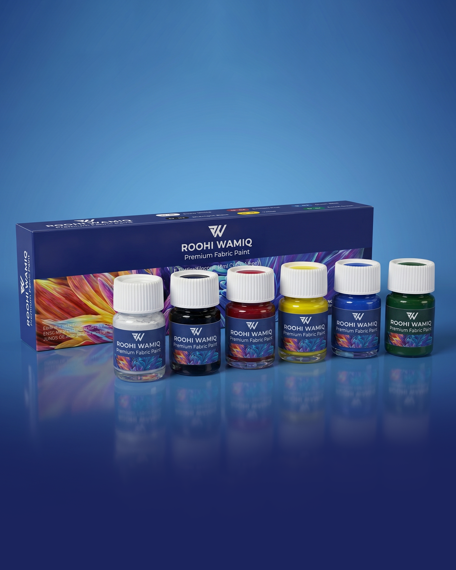 Fabric Paints (Secondary colors) Set of 6